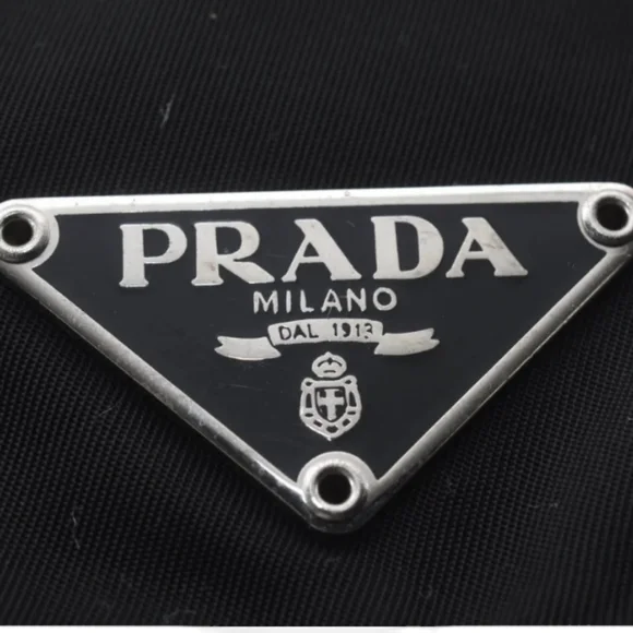 SOLD Prada Tessuto Black Nylon Small Messenger Bag Crossbody Bag Handbag - Picture 7 of 16